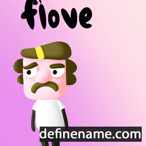 cartoon of the name Flóvent