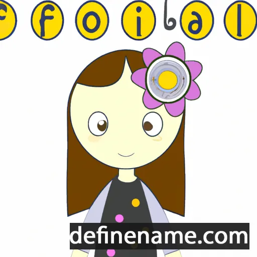 cartoon of the name Flòra