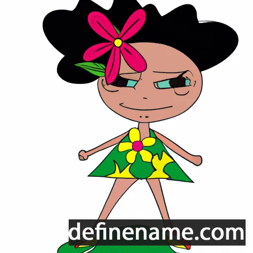 cartoon of the name Florazinha