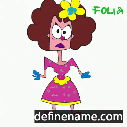 Florcia cartoon