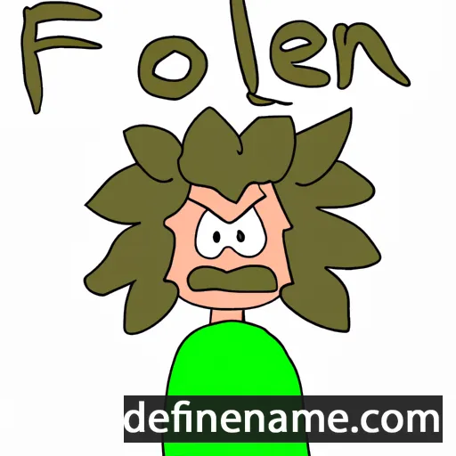 cartoon of the name Floreen