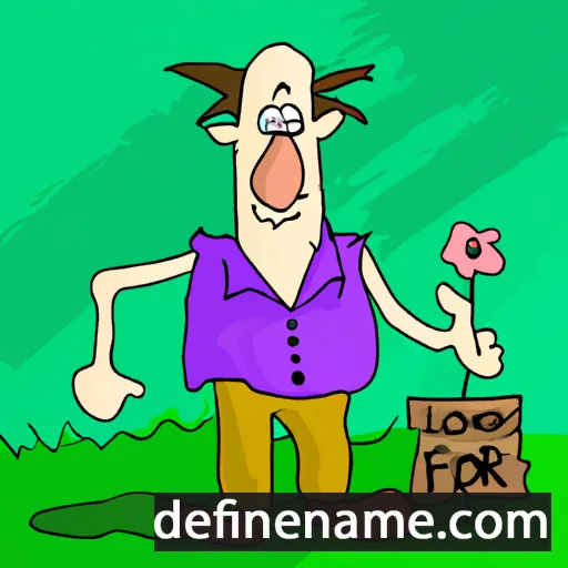 cartoon of the name Florek