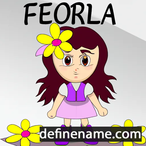 cartoon of the name Florella