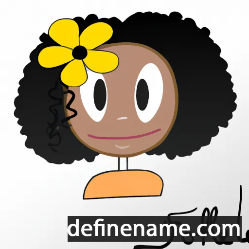 cartoon of the name Florelle