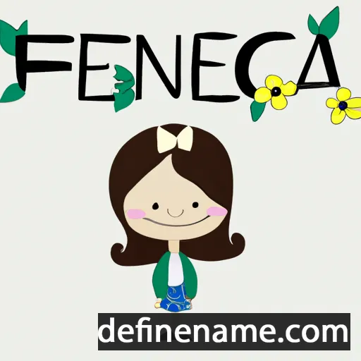 cartoon of the name Florenca