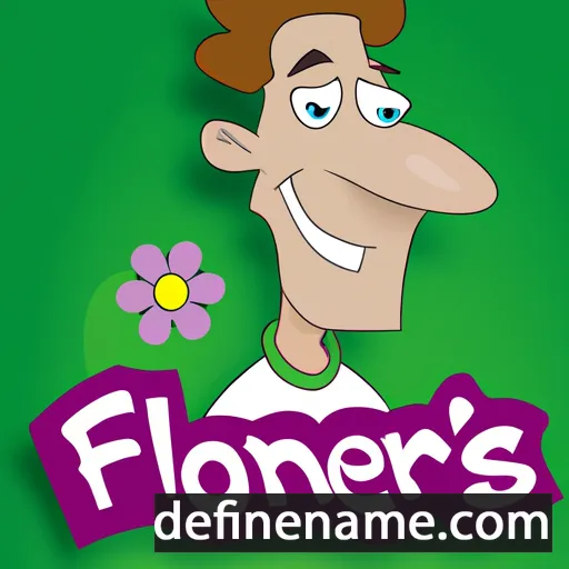 cartoon of the name Florens