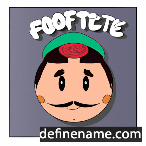 cartoon of the name Florente