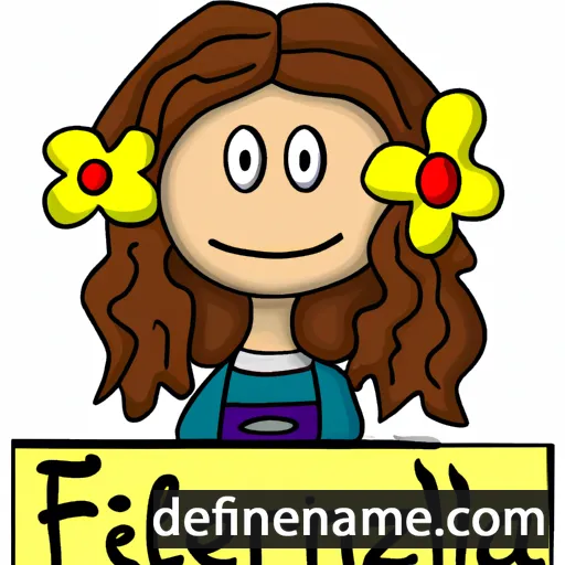 cartoon of the name Florenzia