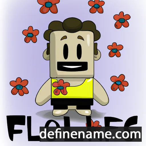 cartoon of the name Flores