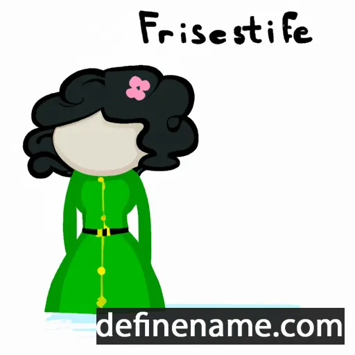 cartoon of the name Florestine