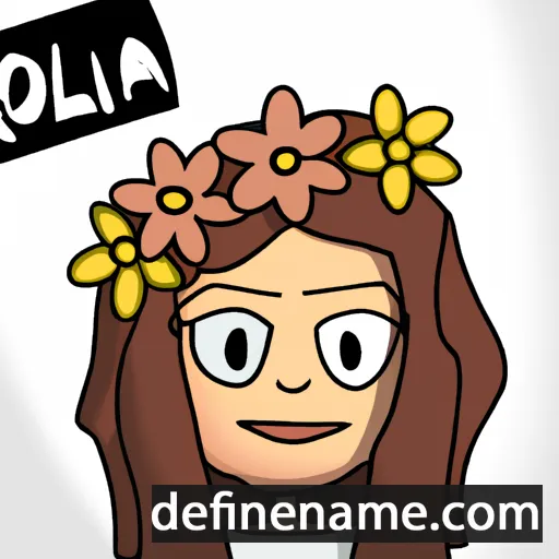 cartoon of the name Floria