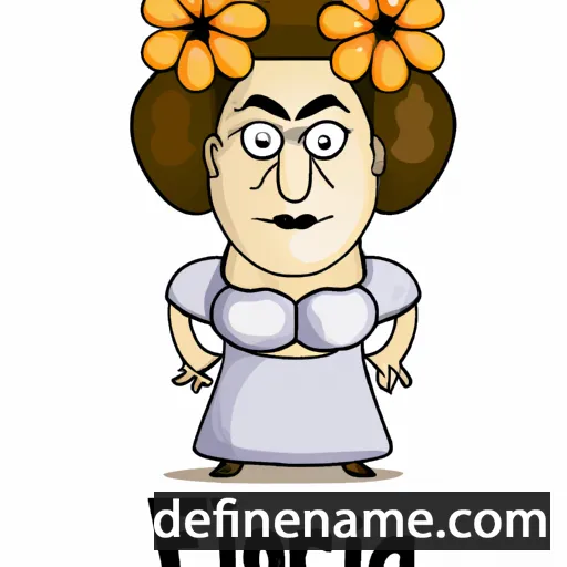 cartoon of the name Florica