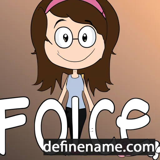 cartoon of the name Florice