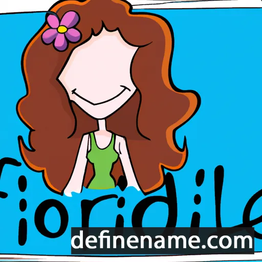 cartoon of the name Floride