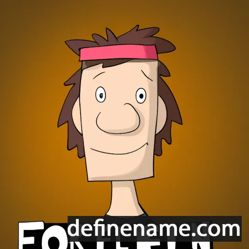 cartoon of the name Florien