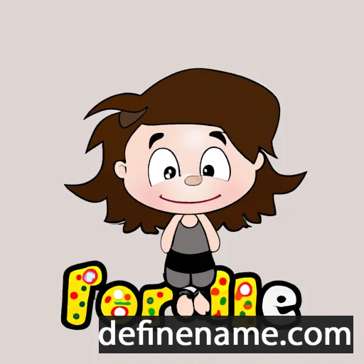 cartoon of the name Florije