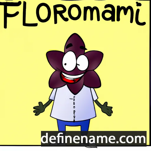 cartoon of the name Floriment