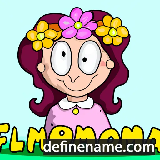 cartoon of the name Florimonda