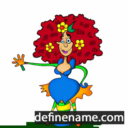 cartoon of the name Florimonde