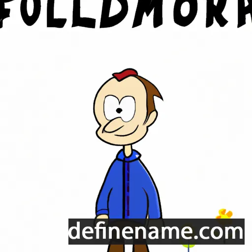 cartoon of the name Florimund