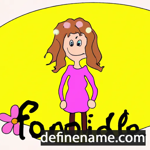 cartoon of the name Florinde