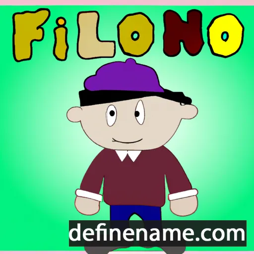 cartoon of the name Florino