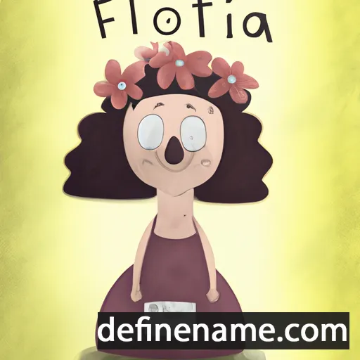 cartoon of the name Florinta