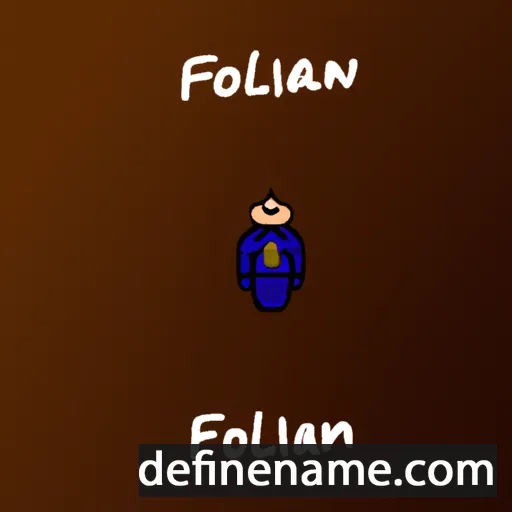 cartoon of the name Florjan