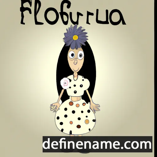 cartoon of the name Florunia