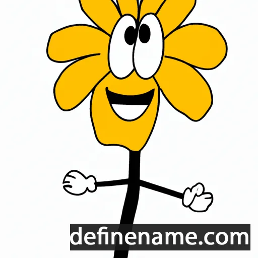 cartoon of the name Flowey