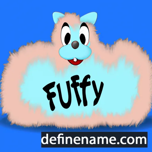 Fluffy cartoon