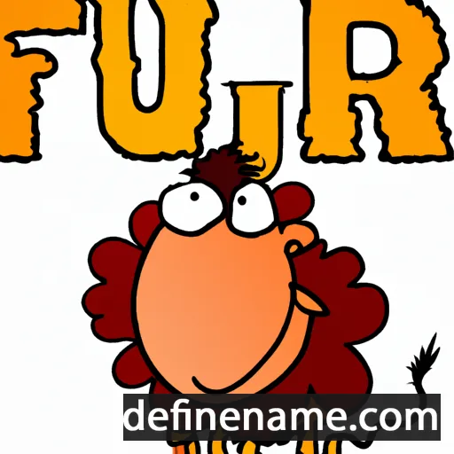 cartoon of the name Flur