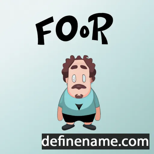 Fótr cartoon