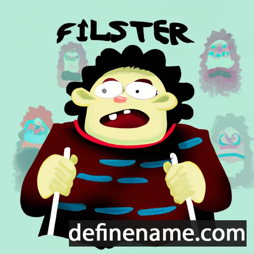 cartoon of the name Fǫstólfr