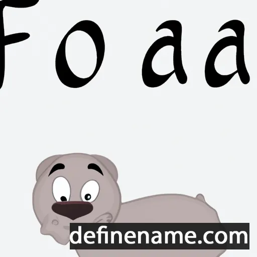 Foca cartoon