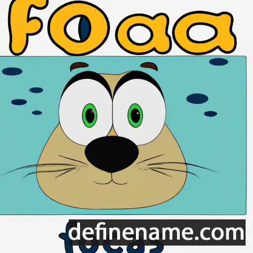 cartoon of the name Focas