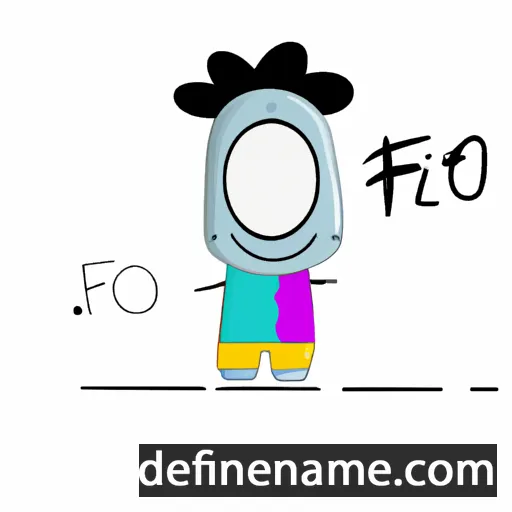 cartoon of the name Fofo