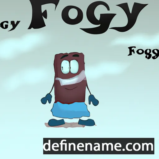 cartoon of the name Foggy