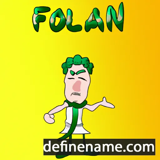 cartoon of the name Foillain