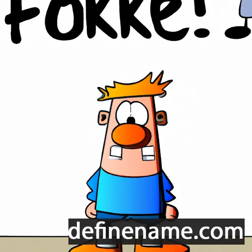 cartoon of the name Fokke