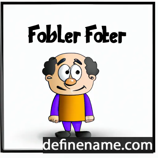 cartoon of the name Folbert