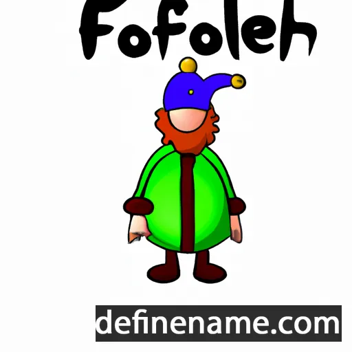 cartoon of the name Folcbeorht