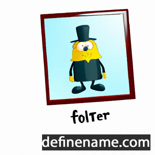 cartoon of the name Folcbert