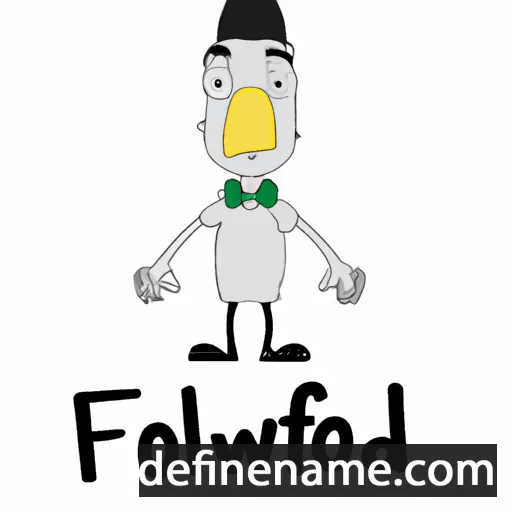 cartoon of the name Folcward