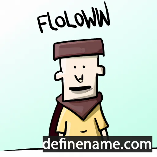 cartoon of the name Folcwin