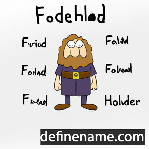 Foldheiðr cartoon