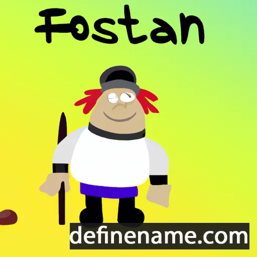 cartoon of the name Folkstæinn