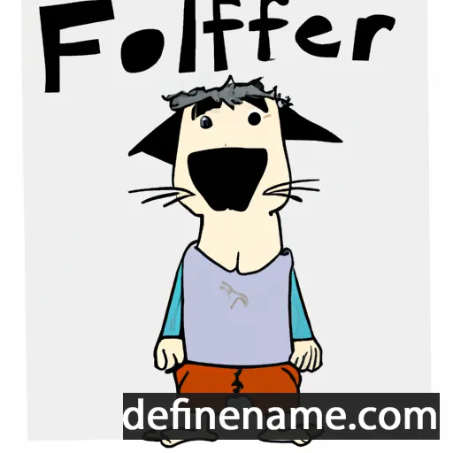 cartoon of the name Folpert