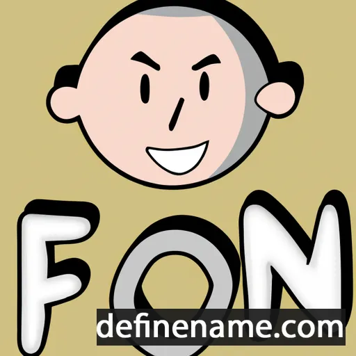 Fon cartoon