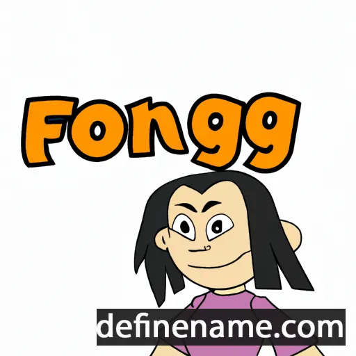 cartoon of the name Fong